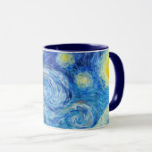Die Starry Night Van Gogh trinkt Tasse (VorderseiteRechts)