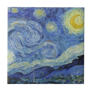 Die Starry Night von Van Gogh Fliese