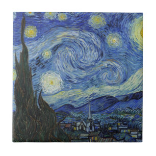 Die Starry Night von Van Gogh Fliese