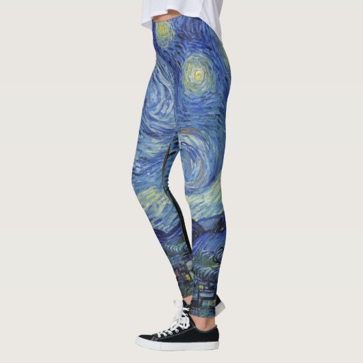 Die Starry Night von Van Gogh Leggings (Links)