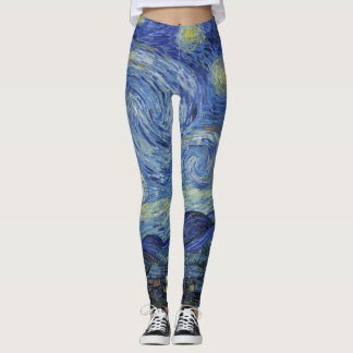 Die Starry Night von Van Gogh Leggings