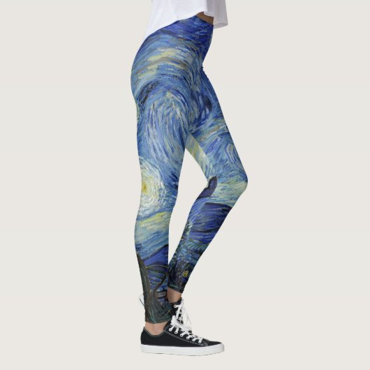 Die Starry Night von Van Gogh Leggings (Rechts)