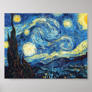 Die Starry Night von Van Gogh Poster