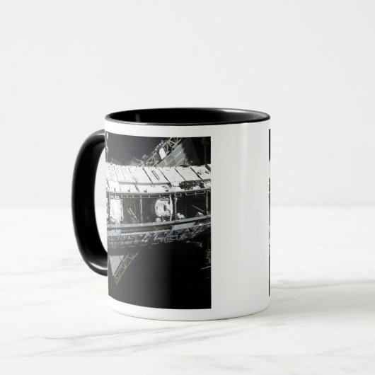 Die Startrappe der Internationalen Raumstation Tasse (Vorderseite Links)