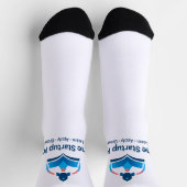 Die Startup Kit Raketen-Logo-Crew-Socken  Socken (Oben)