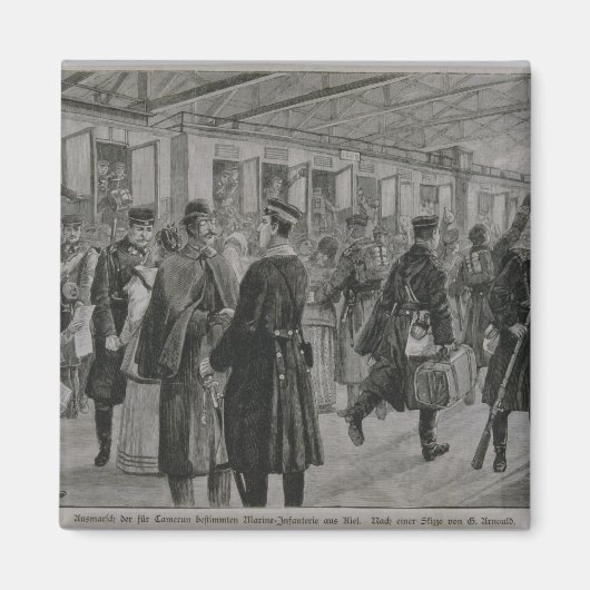 Die Stationierung der Königsmarine von Kiel Magnet (Vorne)