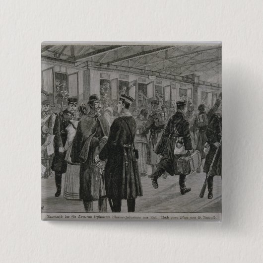 Die Stationierung von Kiels königlichen Button (Vorderseite)