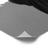 Die Statue Poster (Ecke)