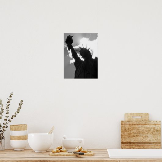 Die Statue Poster (Küche)