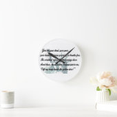 Die Statue von Liberty... Runde Wanduhr (Zuhause)