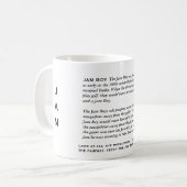 Die Stau-Jungen-Tasse Kaffeetasse (Vorderseite Links)