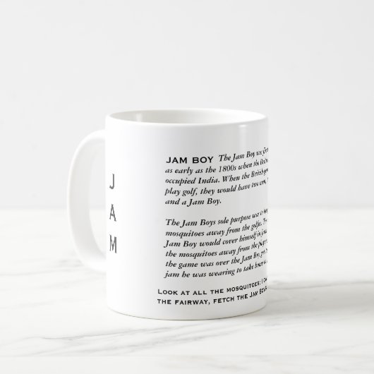 Die Stau-Jungen-Tasse Kaffeetasse (Vorderseite Links)