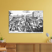 Die Staus in Paris Leinwanddruck (Insitu (Wohnzimmer))