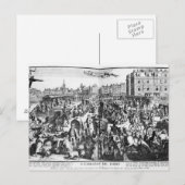 Die Staus in Paris Postkarte (Vorne/Hinten)
