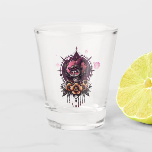 Die Steampunkuppe: Wächter der Geheimnisse. Schnapsglas (Vorderseite)