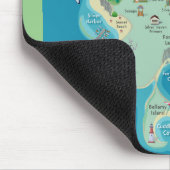 Die Steelen auf der Silberinsel-Maus Pad Mousepad (Ecke)