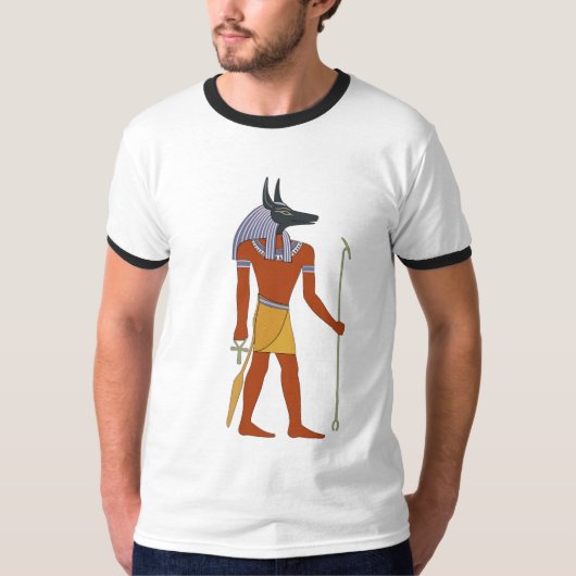 Die stehenden Shirts Anubis Männer (Vorderseite)