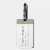 Die Steine | Barney Rubble Gepäckanhänger (Rückseite vertikal)