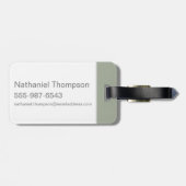 Die Steine | Barney Rubble Gepäckanhänger (Rückseite horizontal)