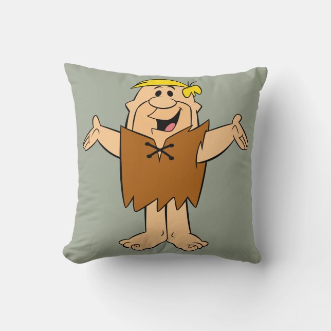 Die Steine | Barney Rubble Kissen (Vorderseite)