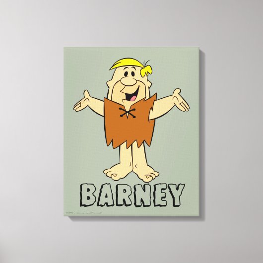 Die Steine | Barney Rubble Leinwanddruck (Vorderseite)