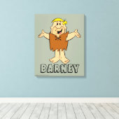Die Steine | Barney Rubble Leinwanddruck (Insitu (Holzboden))
