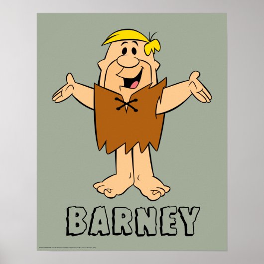 Die Steine | Barney Rubble Poster (Vorne)