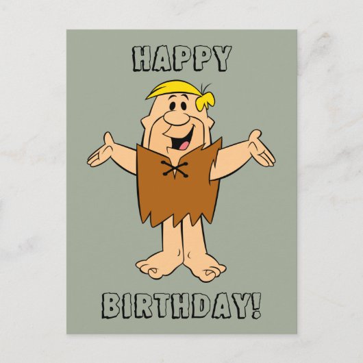 Die Steine | Barney Rubble Postkarte (Vorderseite)