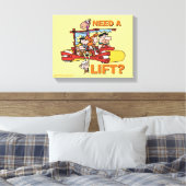 Die Steine | Benötigen Sie einen Aufzug? Leinwanddruck (Insitu (Schlafzimmer))