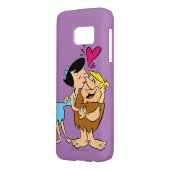 Die Steine | Betty Kissing Barney Case-Mate Samsung Galaxy Hülle (Rückseite Links)