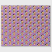 Die Steine | Betty Kissing Barney Geschenkpapier (Flach)