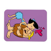 Die Steine | Betty Kissing Barney Magnet (Horizontal)