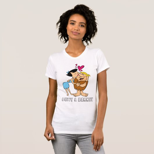 Die Steine | Betty Kissing Barney T-Shirt (Vorne ganz)