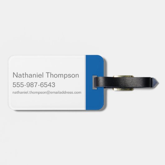 Die Steine | Betty Rubble Gepäckanhänger (Rückseite horizontal)