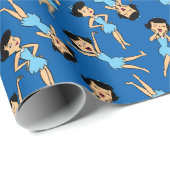 Die Steine | Betty Rubble Geschenkpapier (Rolleneckpunkt)