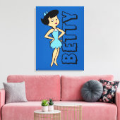 Die Steine | Betty Rubble Leinwanddruck (Insitu (Wohnzimmer))