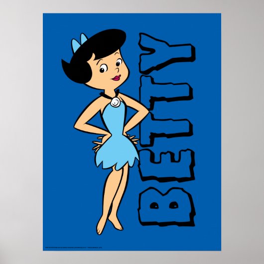 Die Steine | Betty Rubble Poster (Vorne)