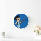 Die Steine | Betty Rubble Runde Wanduhr (Zuhause)