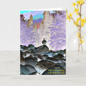 Die Steine, die Sie tragen Karte (Gelbe Blume)