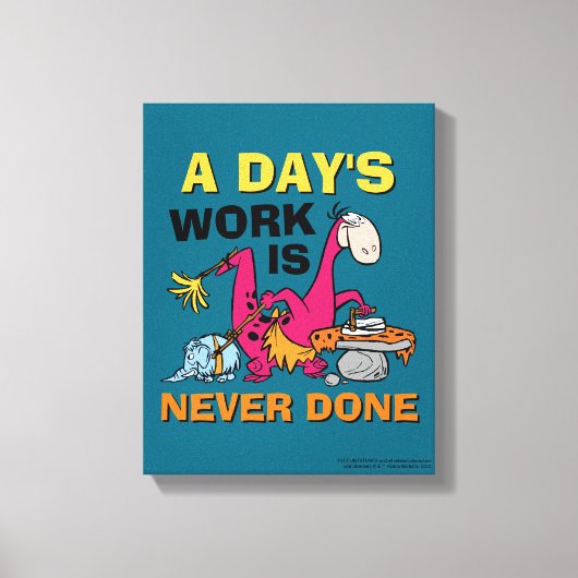 Die Steine | Dino Reinigungshaus Leinwanddruck (Vorderseite)