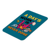 Die Steine | Dino Reinigungshaus Magnet (Linke Seite)