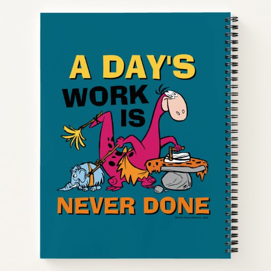 Die Steine | Dino Reinigungshaus Notizblock (Rückseite)