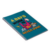 Die Steine | Dino Reinigungshaus Notizblock (Rechte Seite)