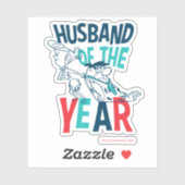 Die Steine | Ehemann des Jahres Aufkleber (Blatt)