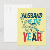 Die Steine | Ehemann des Jahres Einladungspostkarte (Vorne/Hinten)