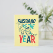 Die Steine | Ehemann des Jahres Einladungspostkarte (Stehend Vorderseite)