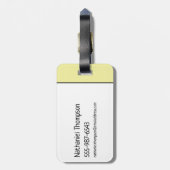 Die Steine | Ehemann des Jahres Gepäckanhänger (Rückseite vertikal)