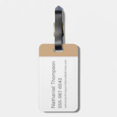 Die Steine | Flintstones & Rubbles Comic Gepäckanhänger (Rückseite vertikal)