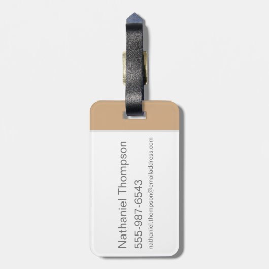 Die Steine | Flintstones & Rubbles Comic Gepäckanhänger (Rückseite vertikal)