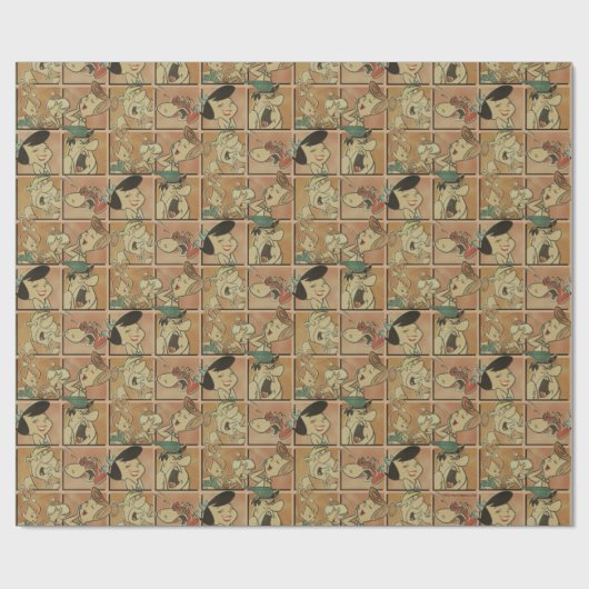 Die Steine | Flintstones & Rubbles Comic Geschenkpapier (Flach)